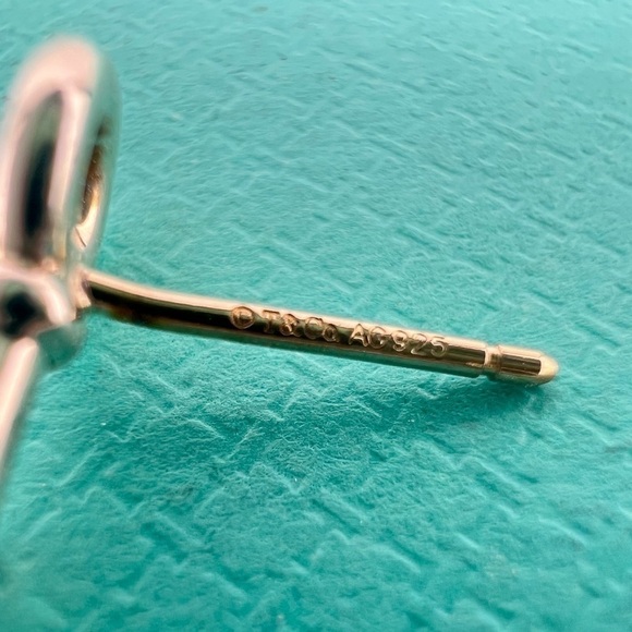 Tiffany & Co. Mini Key Earrings, Sterling Silver, Retired 🗝️ - Picture 4 of 5